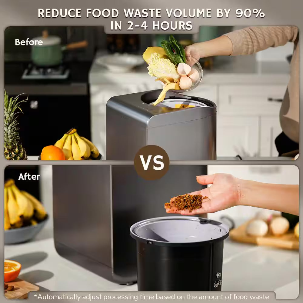 Revive Electric Kitchen Composter, 2.5L Capacity with Sharksden Trinity Blade